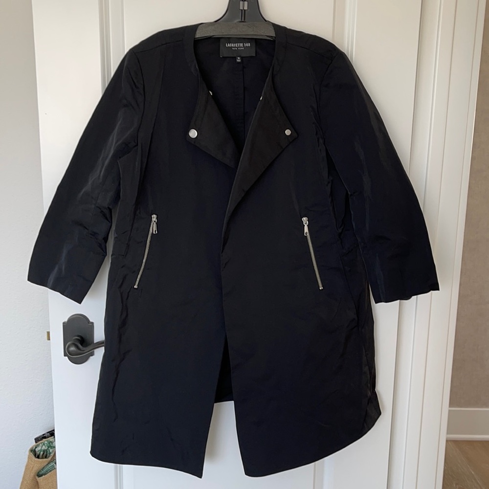 Lafayette 148 nylon coat